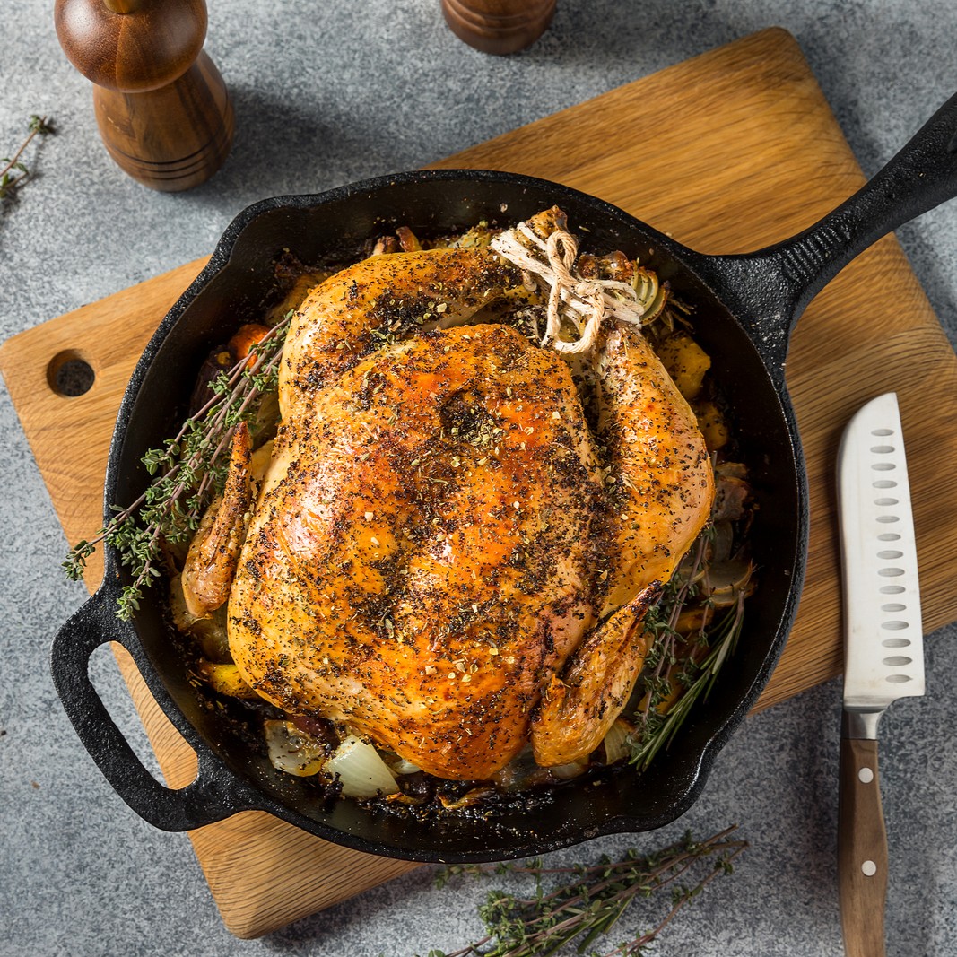 Whole Roast Chicken & Vegetables